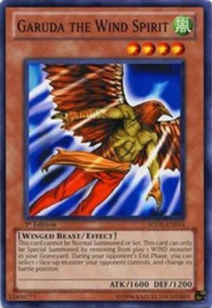 Garuda the Wind Spirit (SDDL-EN014) - Structure Deck: Dragunity Legion Unlimited