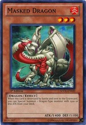 Masked Dragon (SDDL-EN020) - Structure Deck: Dragunity Legion 1st Edition