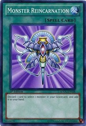 Monster Reincarnation (SDDL-EN028) - Structure Deck: Dragunity Legion Unlimited