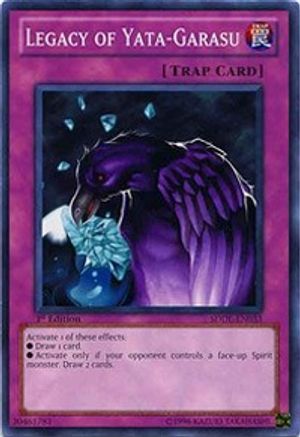 Legacy of Yata-Garasu (SDDL-EN033) - Structure Deck: Dragunity Legion 1st Edition