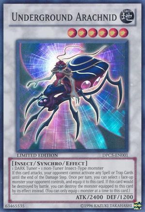 Underground Arachnid (DPC5-EN001) - 2011 Duelist Pack Tin Limited