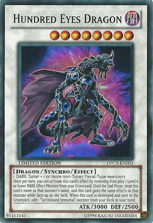 Hundred Eyes Dragon (DPC5-EN003) - 2011 Duelist Pack Tin Limited