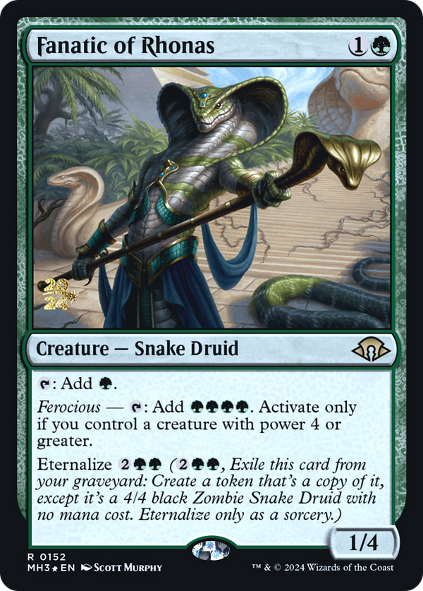 Fanatic of Rhonas (PRE-152) - Modern Horizons 3 Promos Foil