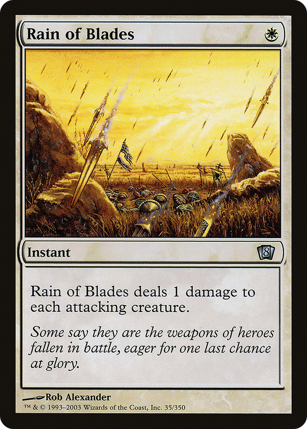 Rain of Blades (8ED-035) - 8th Edition