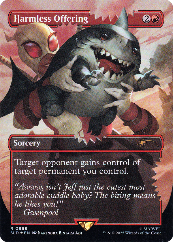 Harmless Offering (SLD-868) - Secret Lair Drop (Borderless) Foil