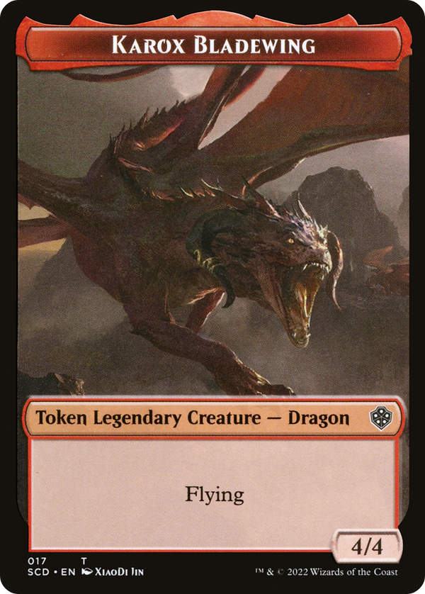 Karox Bladewing (TSCD-017) - Starter Commander Deck Tokens Foil