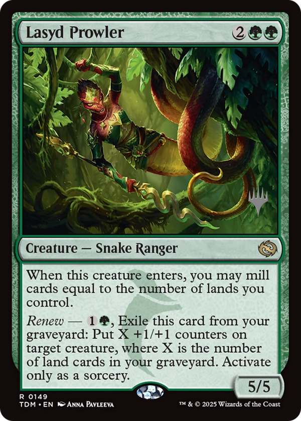 Lasyd Prowler (PPTDM-149) - Promo Pack: Tarkir: Dragonstorm Foil