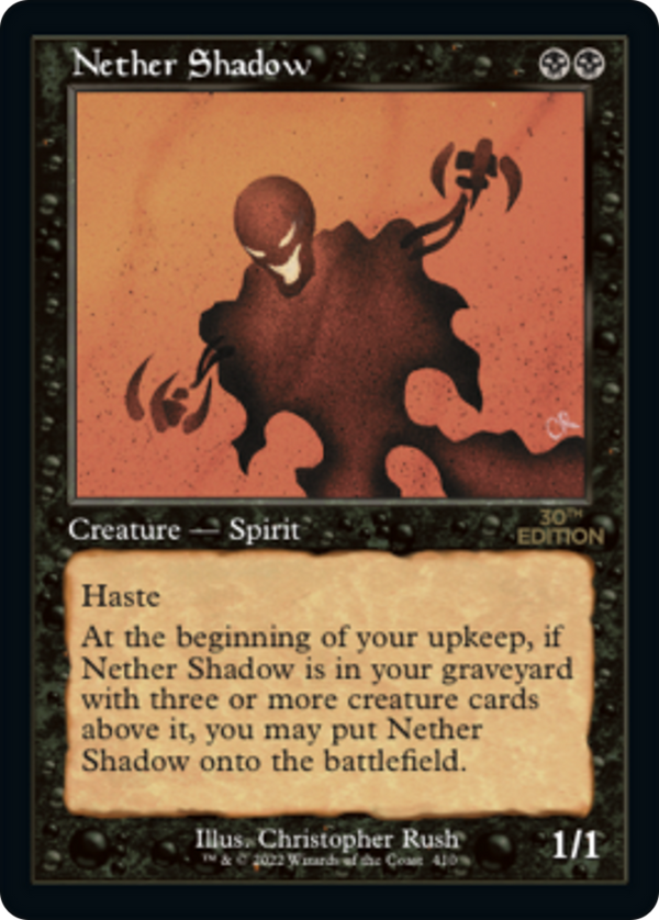 Nether Shadow (Retro Frame) (30A-410) - 30th Anniversary Edition
