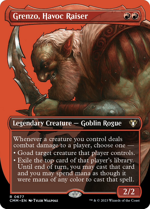 Grenzo, Havoc Raiser (Borderless) (CMM-677) - Commander Masters