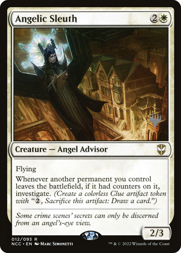 Angelic Sleuth (PPSNC-012) - New Capenna Commander Promos Foil