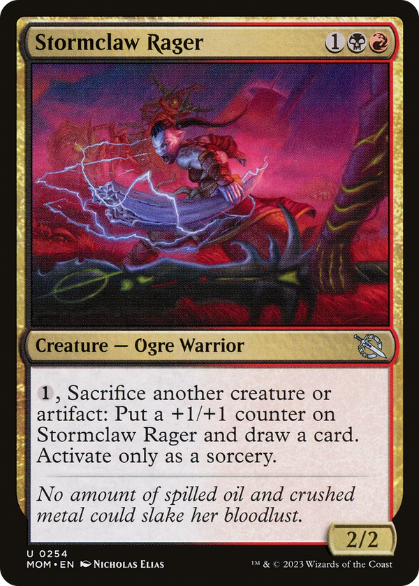 Stormclaw Rager (MOM-254) - March of the Machine