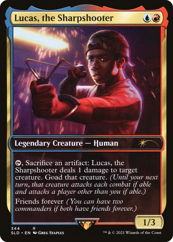Lucas, the Sharpshooter (SLD-344) - Secret Lair Drop / Lucas, the Sharpshooter Foil