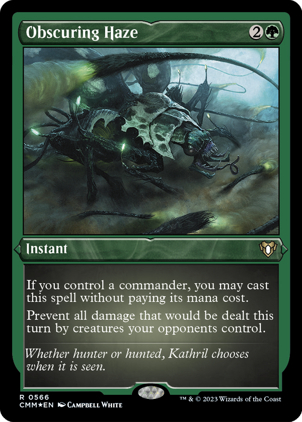 Obscuring Haze (Foil Etched) (CMM-566) - Commander Masters Foil
