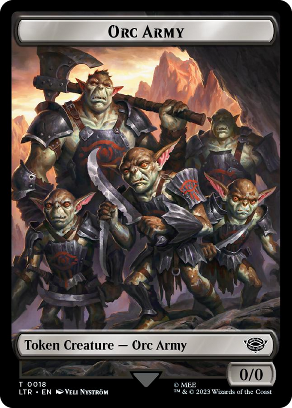 Orc Army (TLTR-018) - Tales of Middle-earth Tokens Foil