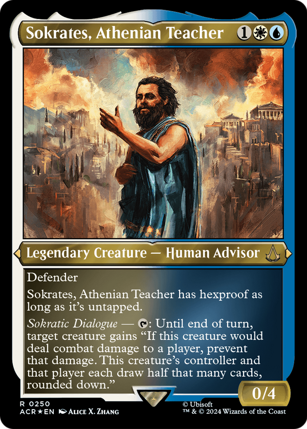 Sokrates, Athenian Teacher (Foil Etched) (ACR-250) - Assassin's Creed Foil