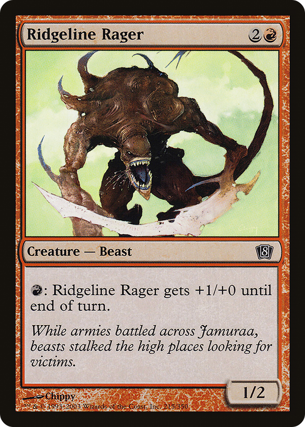 Ridgeline Rager (8ED-215) - 8th Edition