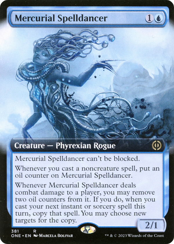 Mercurial Spelldancer (Extended Art) (ONE-381) - Phyrexia: All Will Be One: (Extended Art)