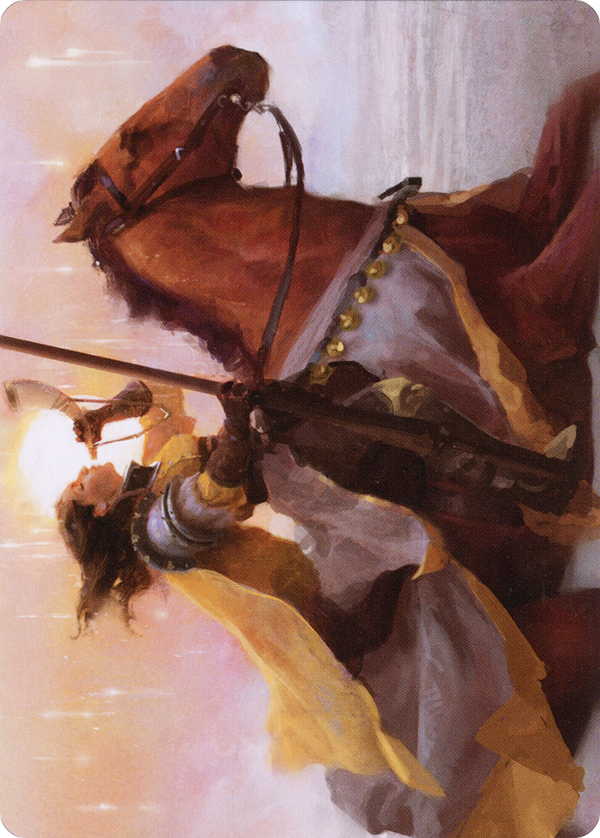 Sunrise Cavalier // Sunrise Cavalier (AMID-069) - Midnight Hunt Art Series (Borderless) Foil