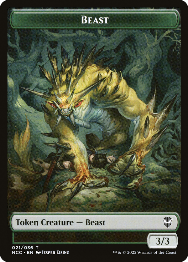 Beast (TNCC-021) - New Capenna Commander Tokens