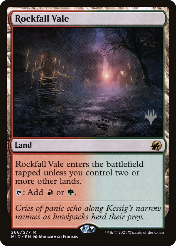 Rockfall Vale (PPMID-266) - Innistrad: Midnight Hunt Promos