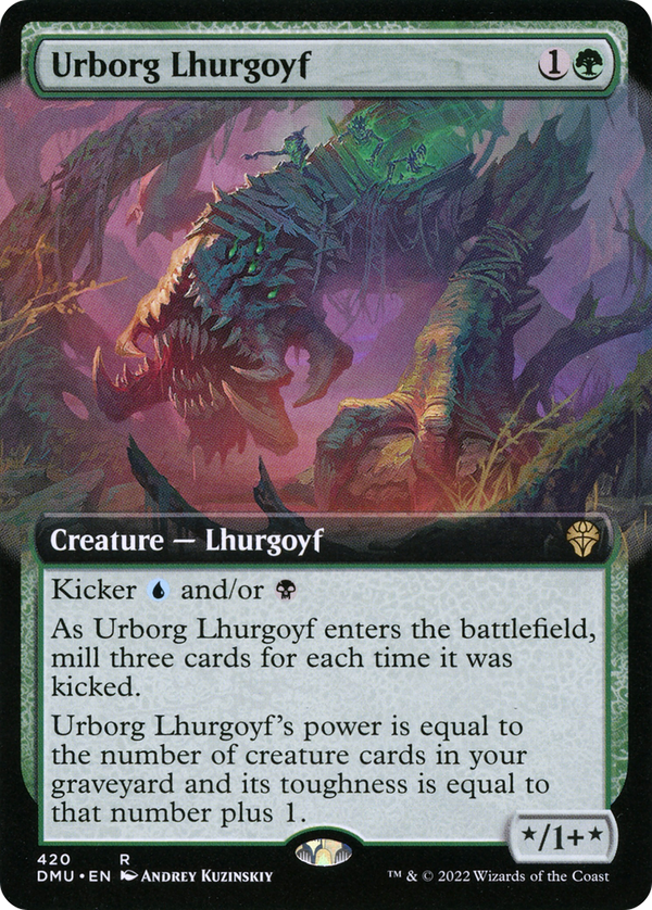 Urborg Lhurgoyf (Extended Art) (DMU-420) - Dominaria United: (Extended Art) Foil