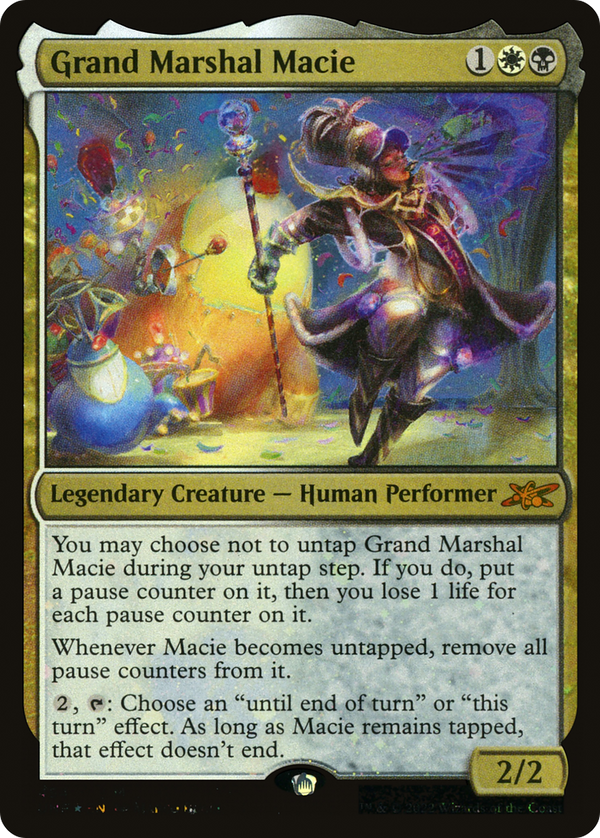 Grand Marshal Macie (Galaxy Foil) (UNF-454) - Unfinity Foil