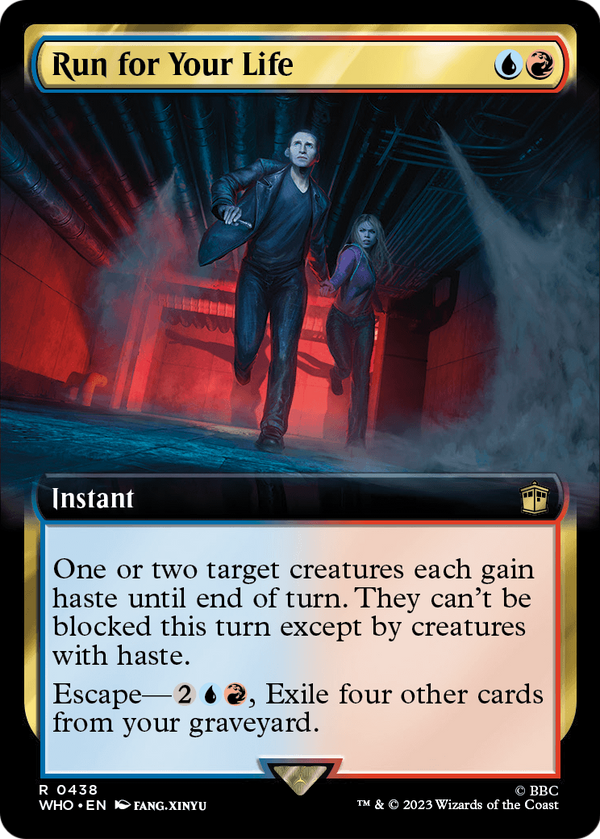 Run for Your Life (Extended Art) (WHO-438) - Doctor Who: (Extended Art) Foil