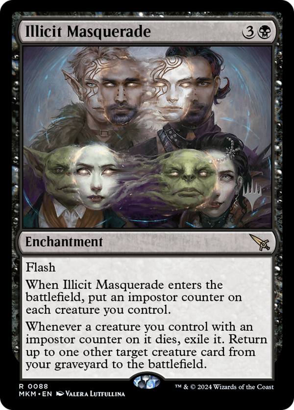 Illicit Masquerade (PPMKM-088) - Murders at Karlov Manor Promos