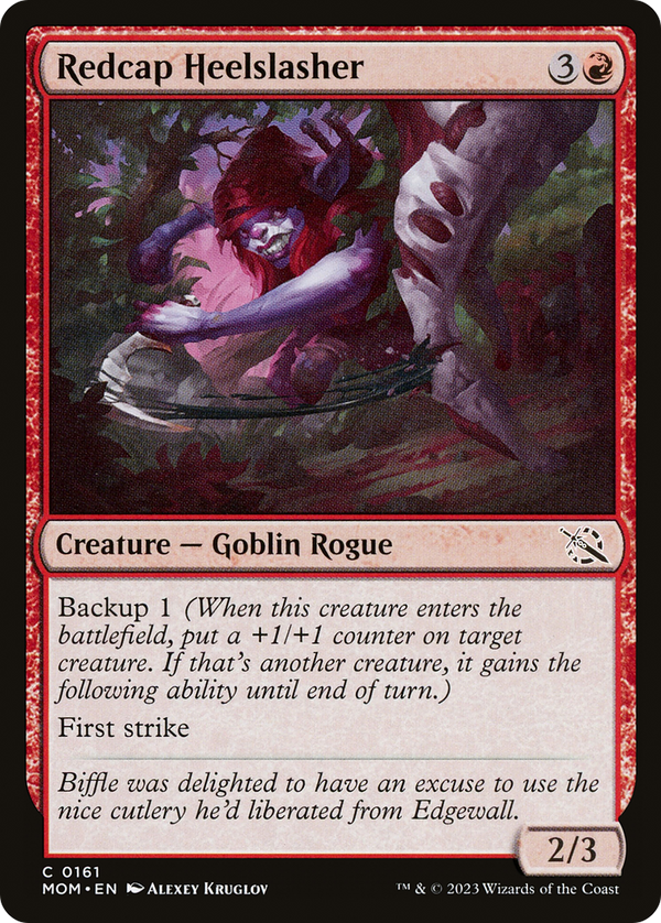 Redcap Heelslasher (MOM-161) - March of the Machine