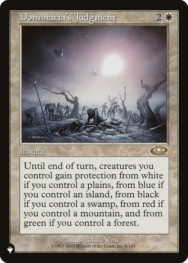 Dominaria's Judgment (LIST-PLS-4) - The List