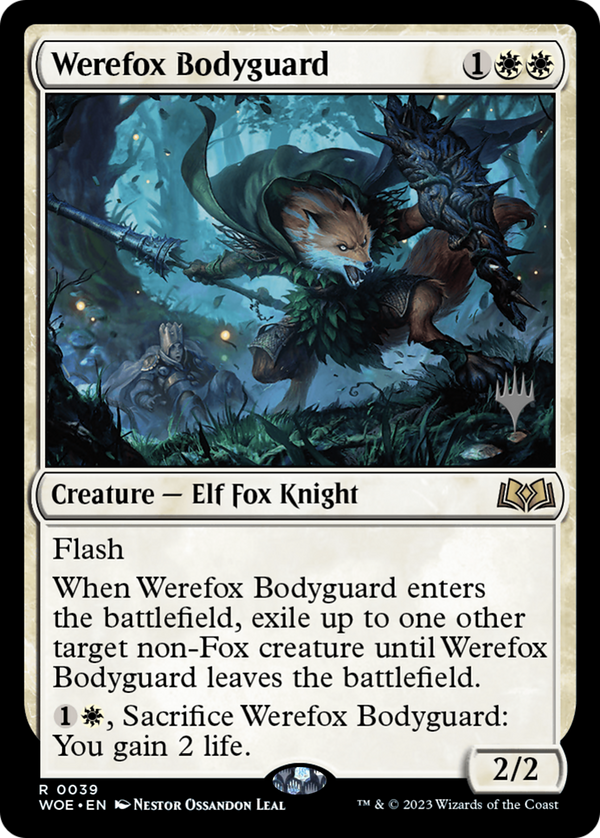 Werefox Bodyguard (PPWOE-039) - Wilds of Eldraine Promos