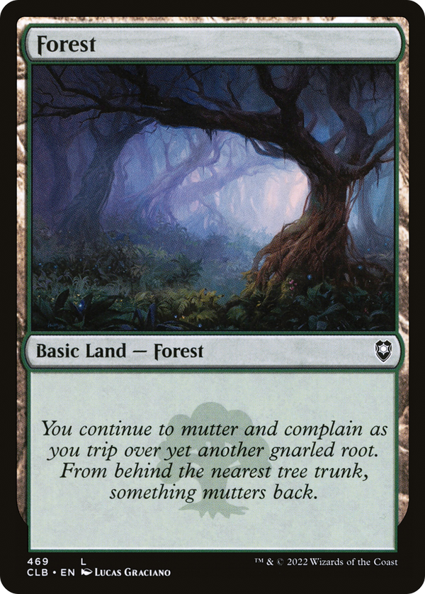 Forest (469) (CLB-469) - Commander Legends: Battle for Baldur's Gate Foil