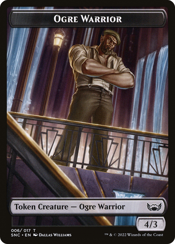 Ogre Warrior (TSNC-006) - Streets of New Capenna Tokens Foil
