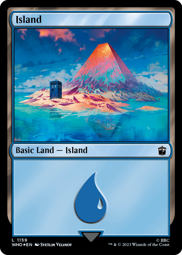 Island (1159) (Surge Foil) (WHO-1159) - Doctor Who Foil