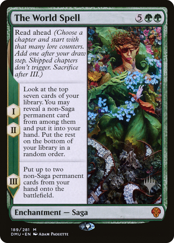 The World Spell (PPDMU-189) - Dominaria United Promos Foil
