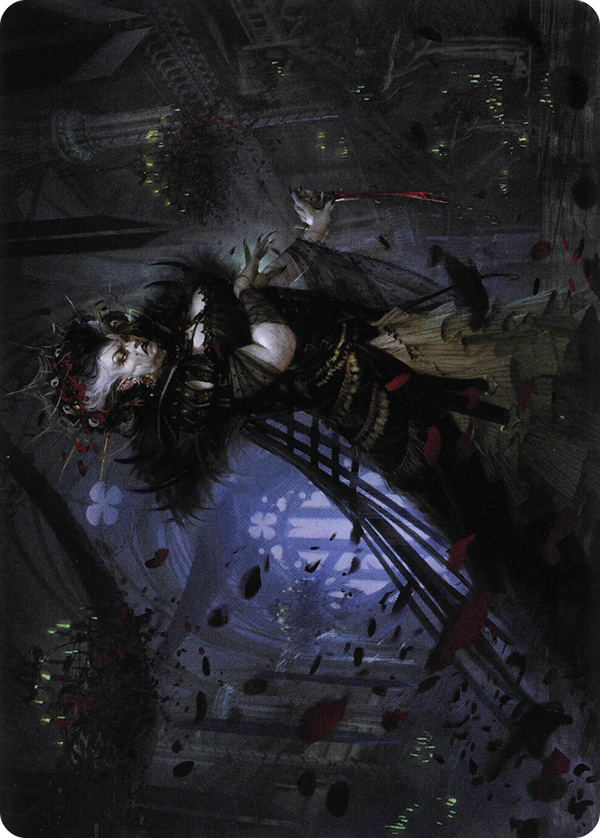 Falkenrath Forebear // Falkenrath Forebear (AVOW-033) - Crimson Vow Art Series (Borderless) Foil