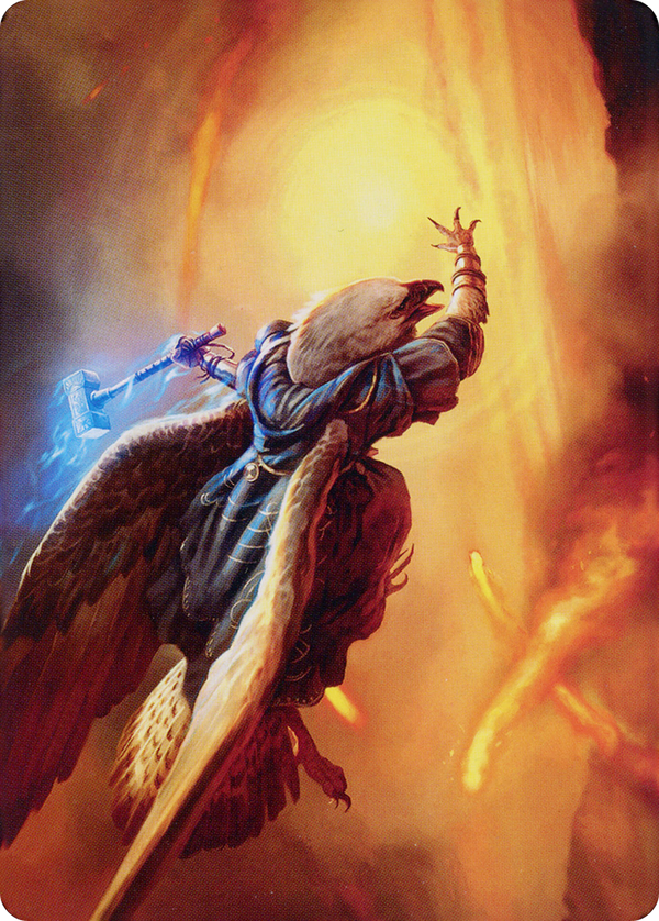 Battlewing Mystic // Battlewing Mystic (ADMU-014) - Dominaria United Art Series (Borderless) Foil