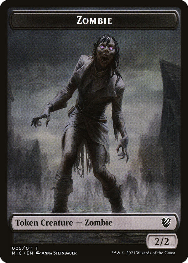 Zombie (TMIC-005) - Midnight Hunt Commander Tokens
