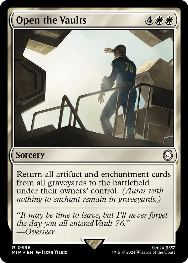 Open the Vaults (Surge Foil) (PIP-696) - Fallout Foil