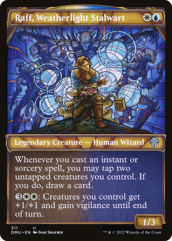 Raff, Weatherlight Stalwart (Showcase) (DMU-311) - Dominaria United: (Showcase) Foil