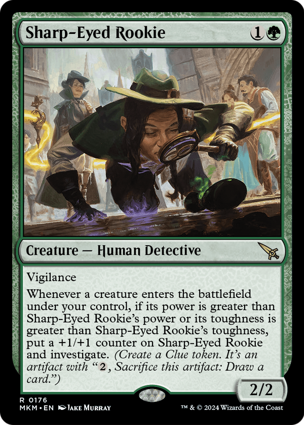 Sharp-Eyed Rookie (MKM-176) - Murders at Karlov Manor