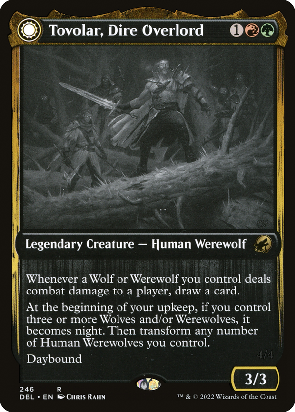 Tovolar, Dire Overlord (DBL-246) - Innistrad: Double Feature: (Double Faced Transform)