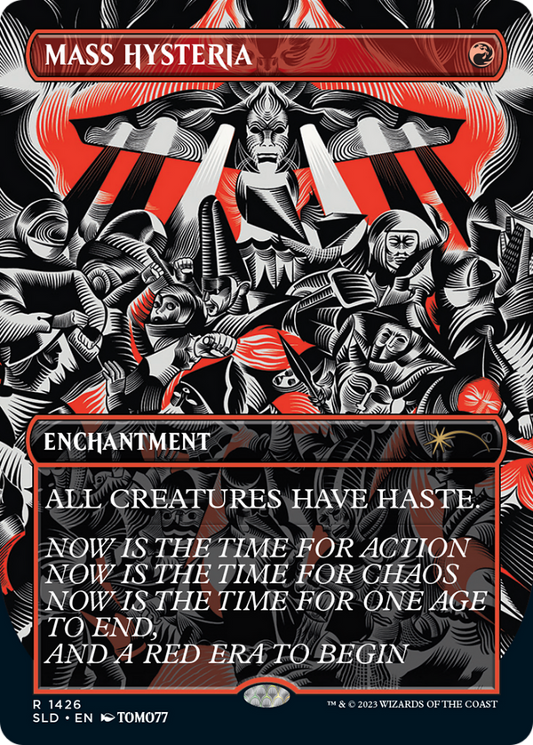 Mass Hysteria (SLD-1426) - Secret Lair Drop (Borderless) Foil