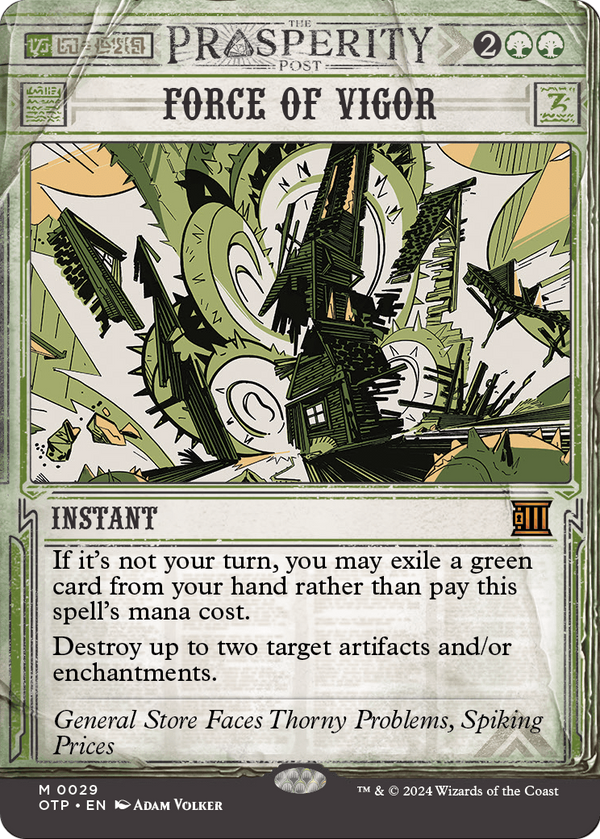 Force of Vigor (OTP-029) - Breaking News: (Showcase) (Borderless)
