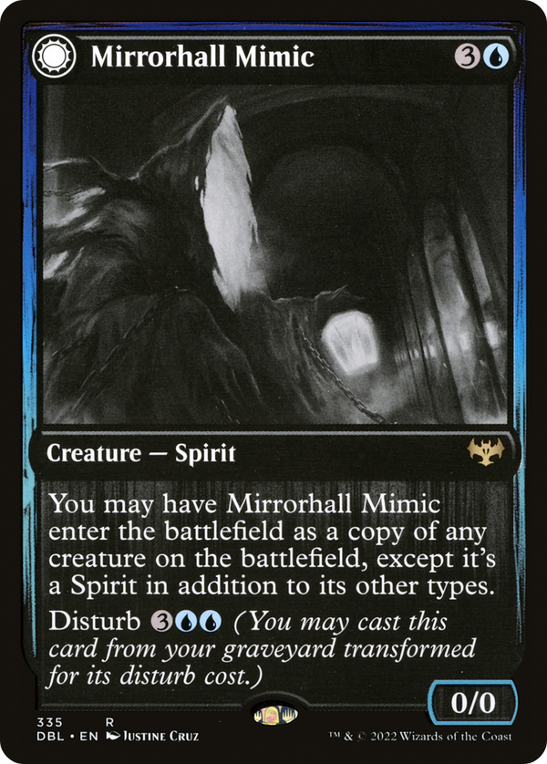 Mirrorhall Mimic (DBL-335) - Innistrad: Double Feature: (Double Faced Transform) Foil