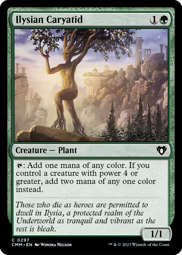 Ilysian Caryatid (CMM-297) - Commander Masters Foil