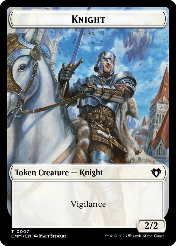 Knight (TCMM-007) - Commander Masters Tokens
