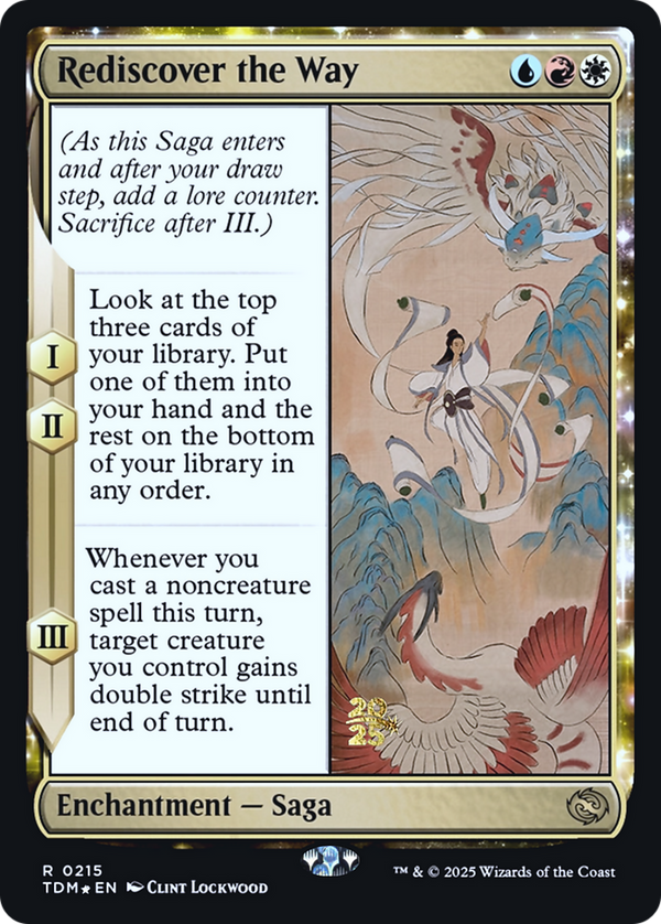Rediscover the Way (PRE-215) - Prerelease Cards: (enchantment) Foil