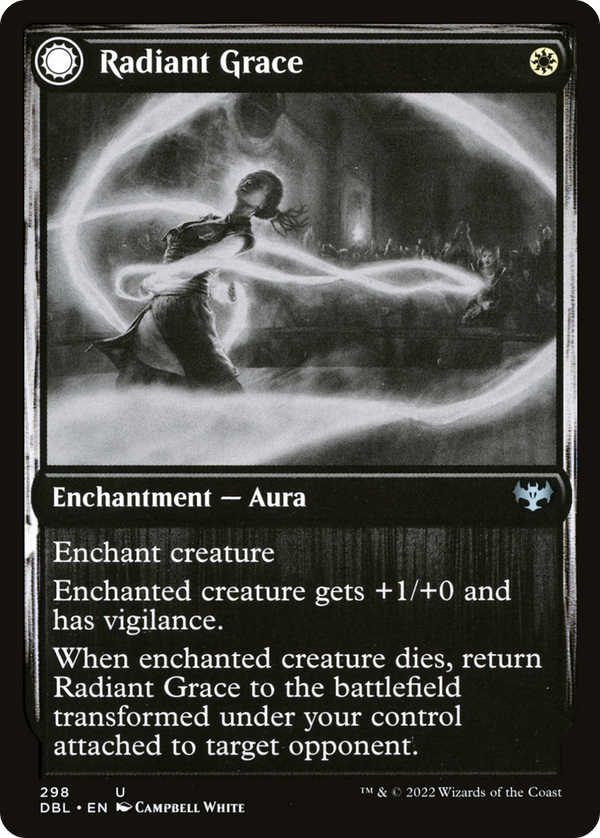 Radiant Grace (DBL-298) - Innistrad: Double Feature: (Double Faced Transform) Foil
