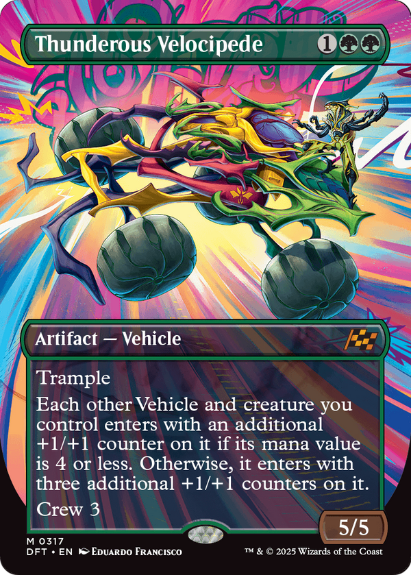 Thunderous Velocipede (Borderless) (DFT-317) - Aetherdrift
